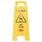 Rubbermaid Commercial Caution Wet Floor Floor Sign, Plastic, 11 x 12 x 25, Bright Yellow FG611277YEL - alternate 2